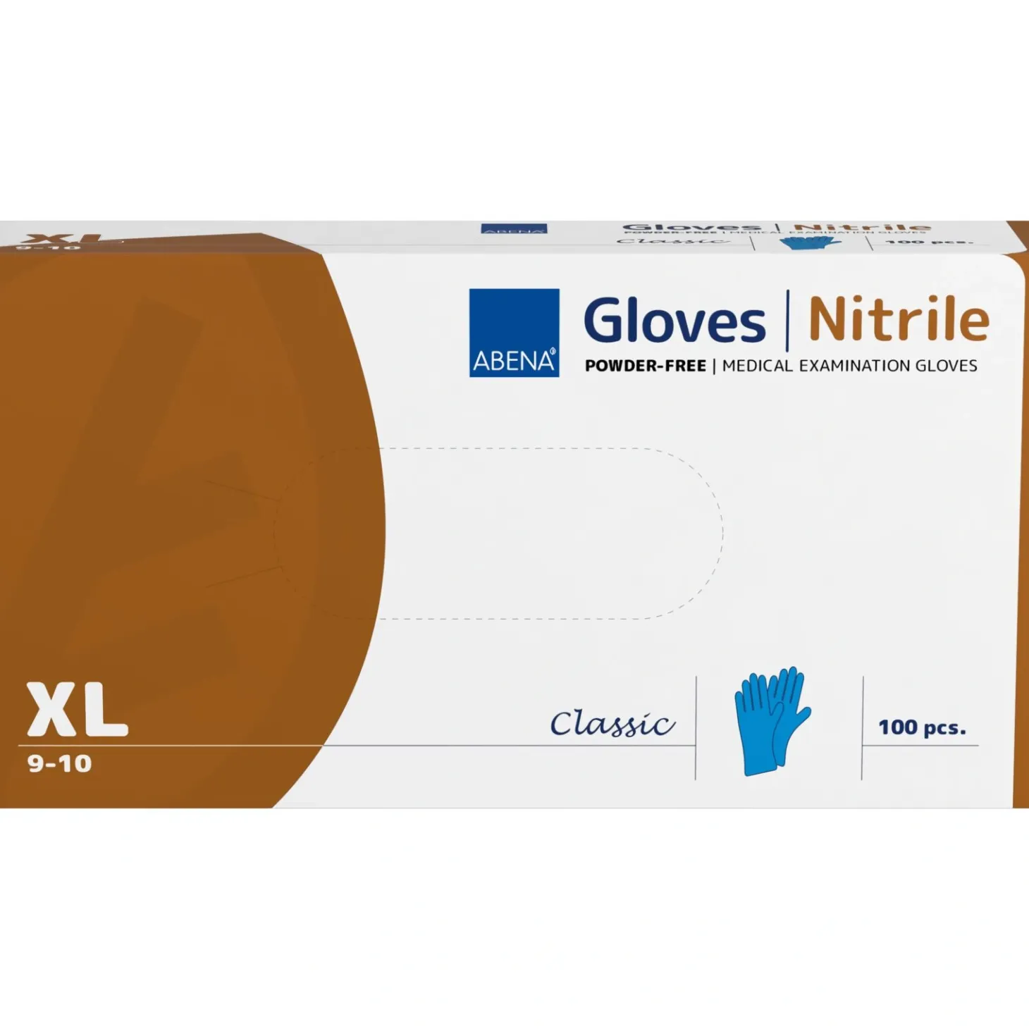 ABENA Nitril-Handschuhe blau, ungepudert VE 100 Stück