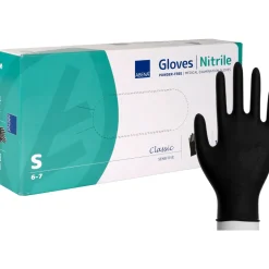 ABENA Nitril-Handschuhe schwarz, ungepudert VE 100 Stück