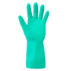Ansell AlphaTec 37-676 Chemikalienschutzhandschuhe mit Nitril-Beschichtung grün, VE 12 Paar