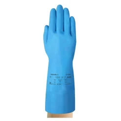 Ansell AlphaTec 37-501 Chemikalienschutzhandschuhe blau, VE 144 Paar