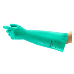 Ansell AlphaTec 37-185 Chemikalienschutzhandschuhe grün, VE 12 Paar