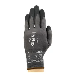 Ansell HyFlex 11-840 Mehrzweckhandschuhe mit Nitril-Beschichtung grau/schwarz, VE 12 Paar