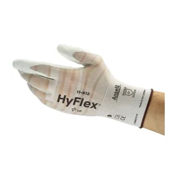 Ansell HyFlex 11-812 Mehrzweckhandschuhe mit Nitril-Beschichtung weiß, VE 12 Paar