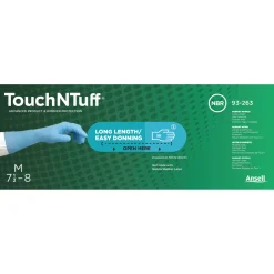 Ansell TouchNTuff 93-263 Nitrilhandschuhe hellblau puderfrei, VE 500 Stück