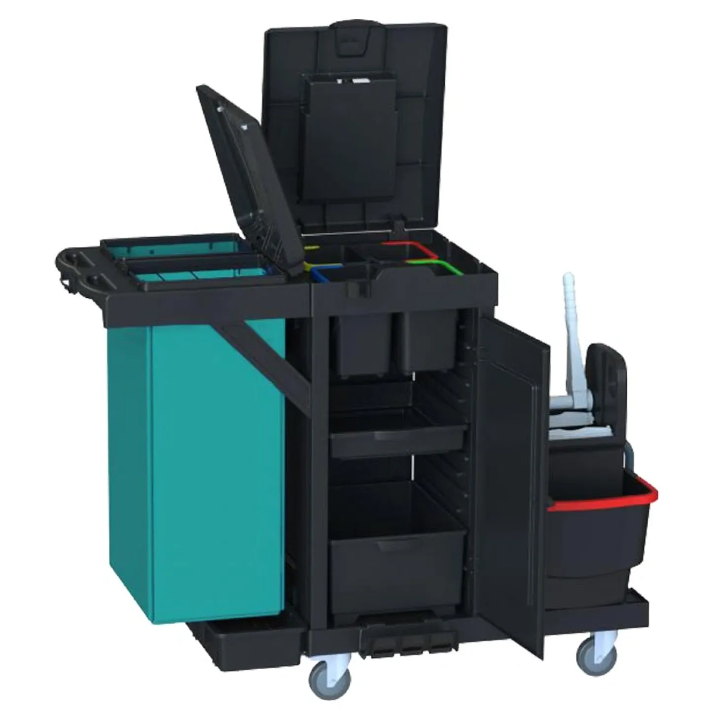 Arcora ECOBLACK 550 Reinigungs- und Servicewagen mit Schrank