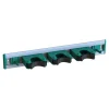 Arcora Gerätehalter 400 Stielhalter mit 3 Klemmhaltern und 2 Haken