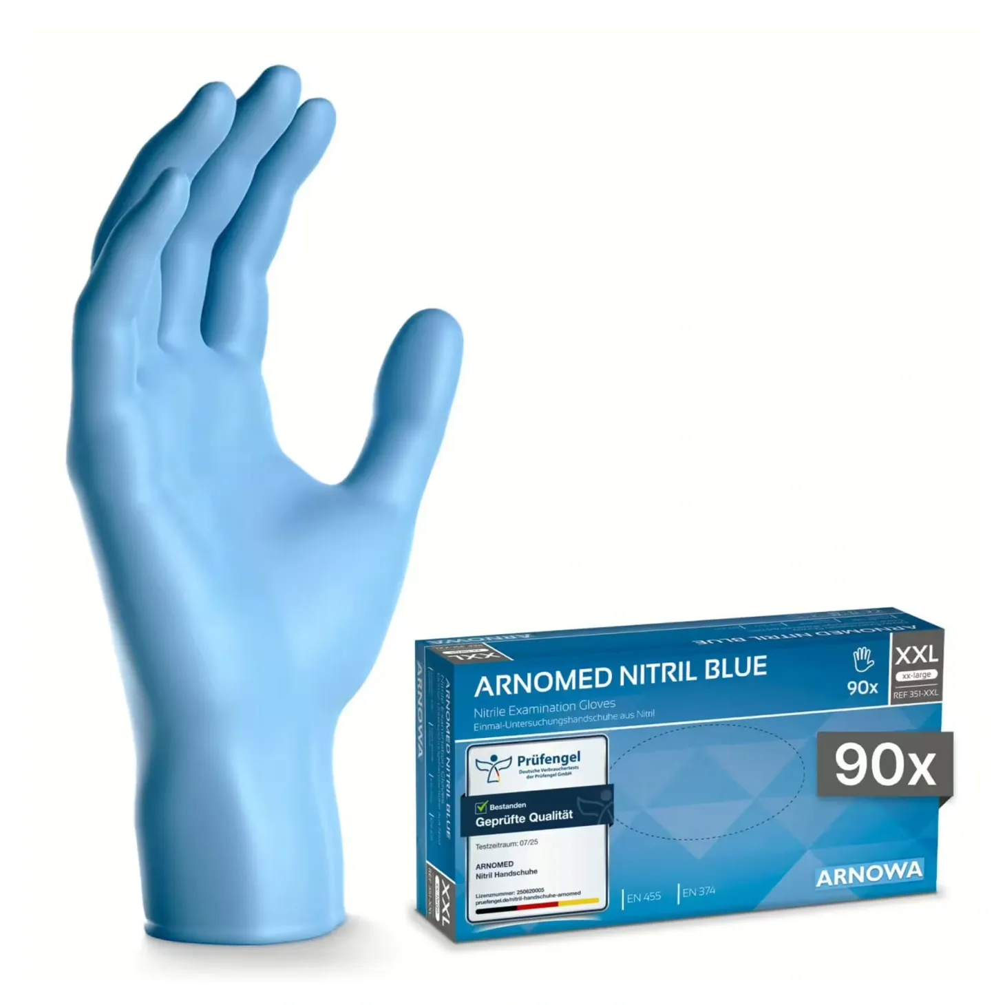 ARNOMED CLASSIC NITRIL BLUE Nitrilhandschuhe blau puderfrei