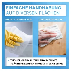 ARNOMED DRY WIPES Trockene Vliestücher, 15 x 30 cm, 140 Tücher