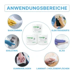 ARNOMED DRY WIPES Trockene Vliestücher, 15 x 30 cm, 140 Tücher