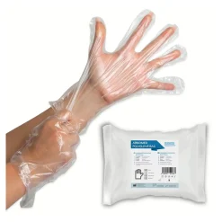 ARNOMED POLYGLOVE BAG PE-Handschuhe transparent, VE 100 Stück