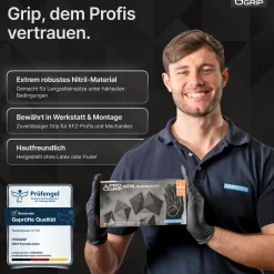ARNOMED PROGRIP NITRIL DIAMOND BLUE Nitrilhandschuhe blau puderfrei, VE 50 Stück