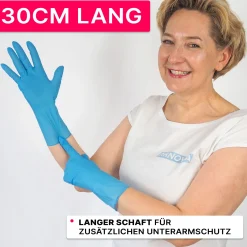 ARNOMED XTRA LONG NITRIL BLUE Nitrilhandschuhe blau puderfrei, VE 100 Stück