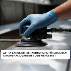 ARNOMED XTRA LONG NITRIL BLUE Nitrilhandschuhe blau puderfrei, VE 100 Stück