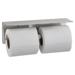Bobrick B-540 WC-Papierrollenhalter mit Ablage für 2 Rollen