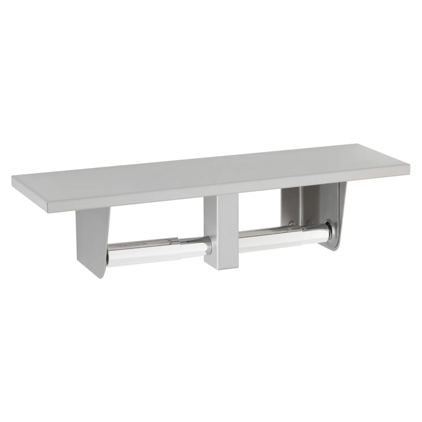 Bobrick B-2840 WC-Papierrollenhalter mit Ablage für 2 Rollen