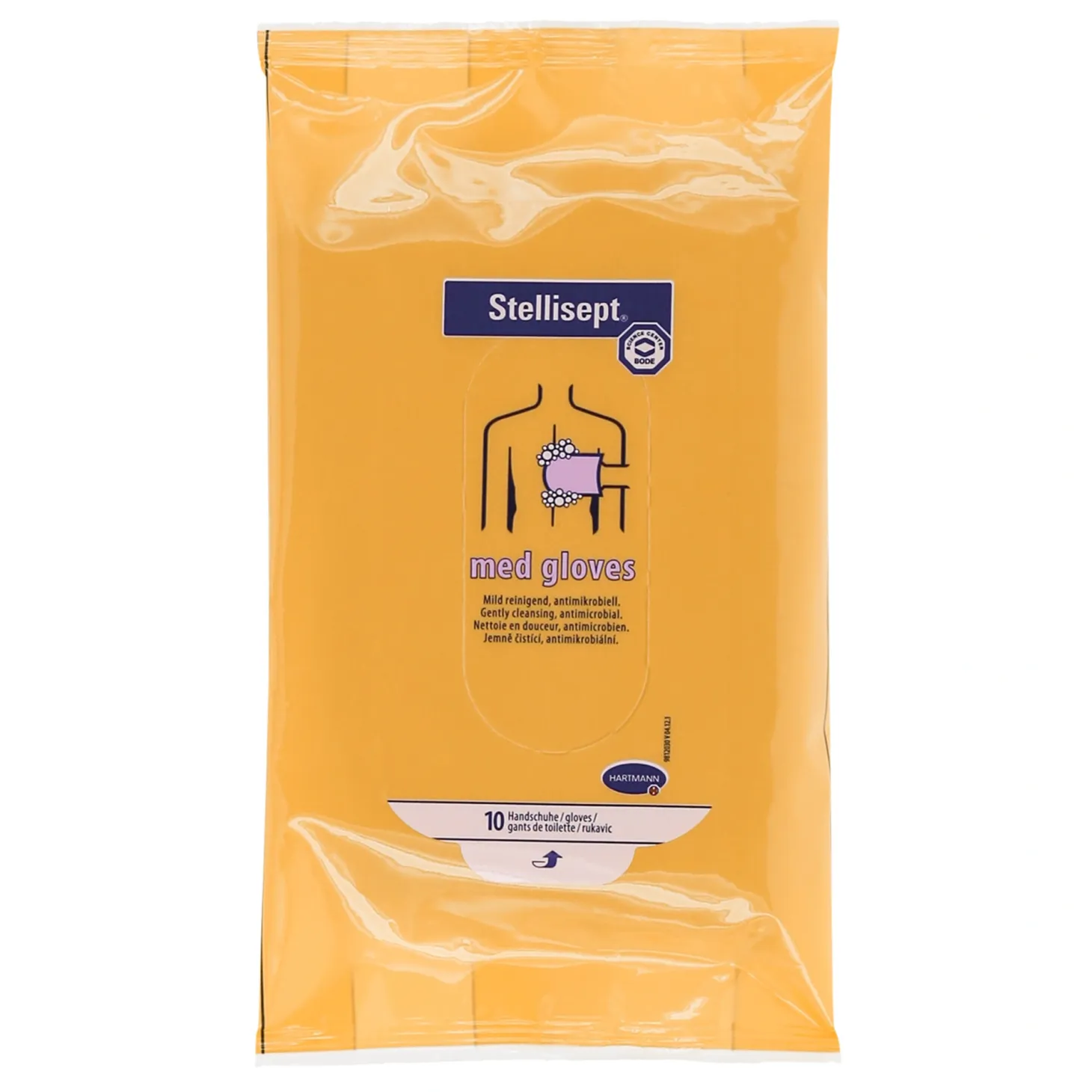 Bode Stellisept med gloves antiseptische Waschhandschuhe