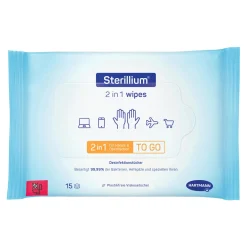 Bode Sterillium 2in1 wipes Desinfektionstücher für Hände und Flächen