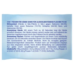 Bode Sterillium 2in1 wipes Desinfektionstücher für Hände und Flächen