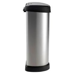 Curver Deco Bin Metallic's Tretabfallbehälter halbrund 40 Liter