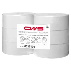 CWS ParadiseLine Superroll Midi Jumbo-Toilettenpapier Recycling, weiß, 2-lagig, 380 Meter