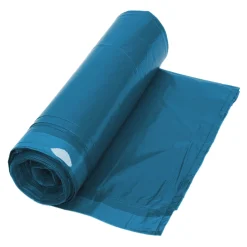 Deiss PE-LD Zugbandsäcke 120 Liter, blau, 50 my