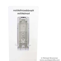 Desinfektionssäule aus Acryl SD100 transparent