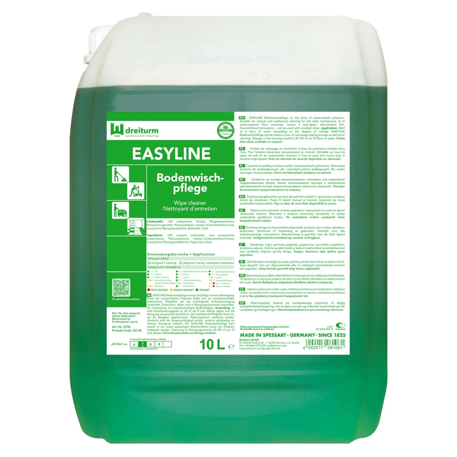 Dreiturm EASYLINE Bodenwischpflege