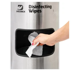 Dreumex Spendersäule inkl. Abfallbehälter für Dreumex D&C Wipes