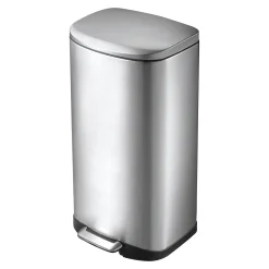 EKO Della Tretmülleimer Edelstahl 35 Liter