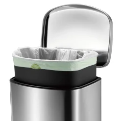 EKO Della Tretmülleimer Edelstahl 35 Liter