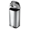 EKO Della Tretmülleimer Edelstahl 50 Liter
