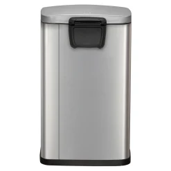 EKO Della Tretmülleimer Edelstahl 50 Liter