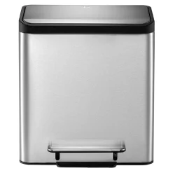 EKO EcoCasa Tretmülleimer Edelstahl 30 Liter