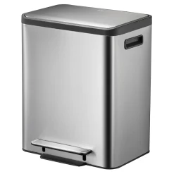 EKO EcoCasa Tretmülleimer Edelstahl 30 Liter