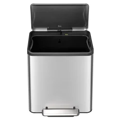 EKO EcoCasa Tretmülleimer Edelstahl 30 Liter