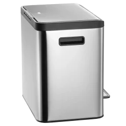EKO EcoCasa Tretmülleimer Edelstahl 30 Liter