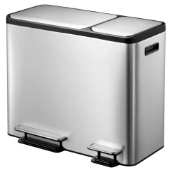 EKO EcoCasa Tretmülltrenner Edelstahl 1x30 und 1x15 Liter