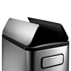 EKO Ecofly Tretmülleimer Edelstahl 45 Liter