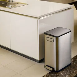 EKO Ecofly Tretmülleimer Edelstahl 30 Liter