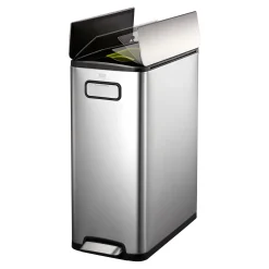 EKO Ecofly Tretmülltrenner Edelstahl 2x20 Liter
