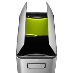 EKO Ecofly Tretmülltrenner Edelstahl 2x20 Liter