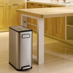 EKO Ecofly Tretmülltrenner Edelstahl 2x20 Liter