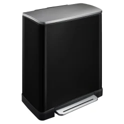 EKO E-Cube Recycling Tretmülltrenner Edelstahl 1x28 und 1x18 Liter