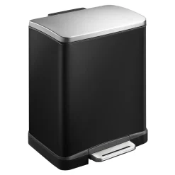 EKO E-Cube Recycling Tretmülltrenner Edelstahl 1x10 und 1x9 Liter