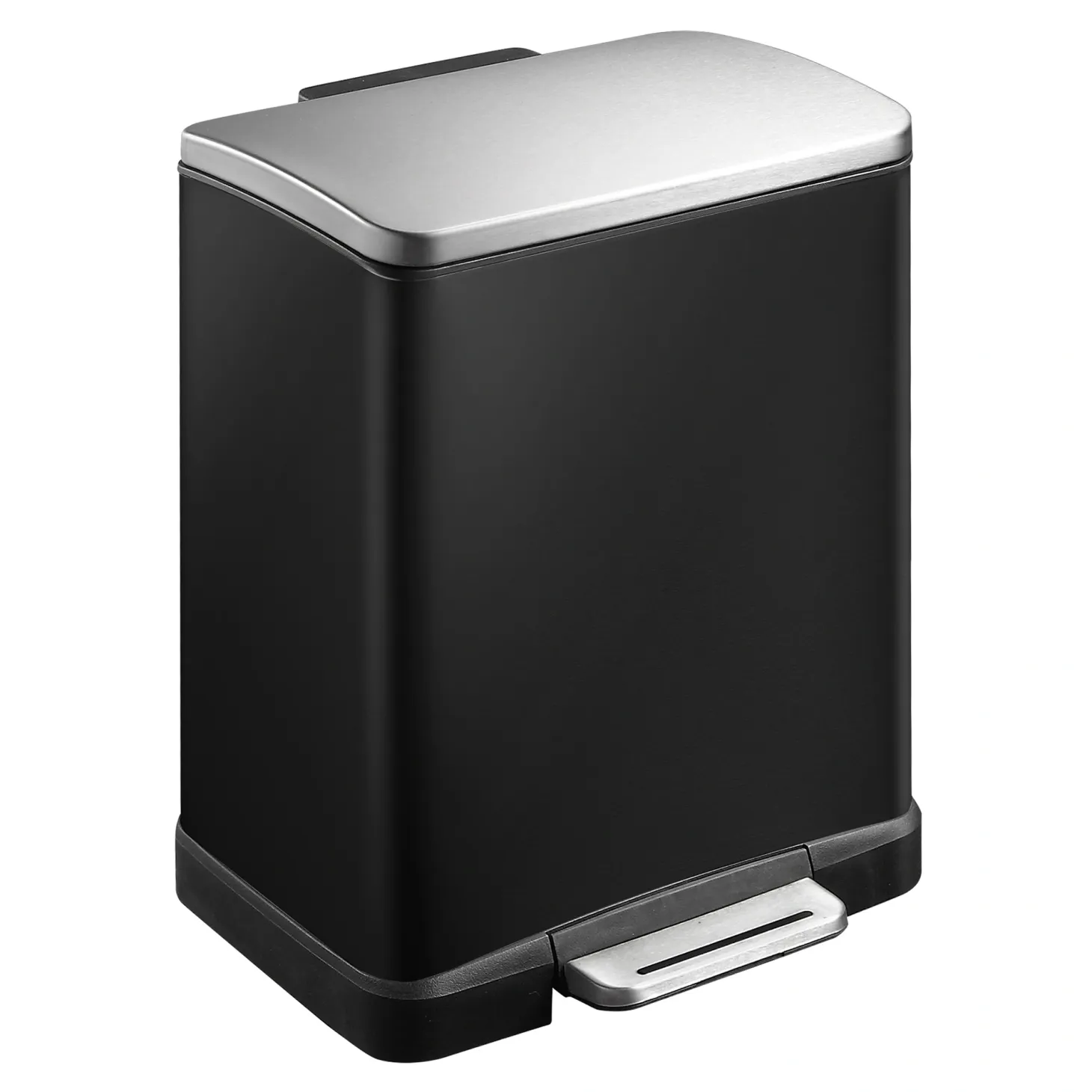 EKO E-Cube Recycling Tretmülltrenner Edelstahl 1x10 und 1x9 Liter