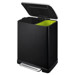 EKO E-Cube Recycling Tretmülltrenner Edelstahl 1x10 und 1x9 Liter