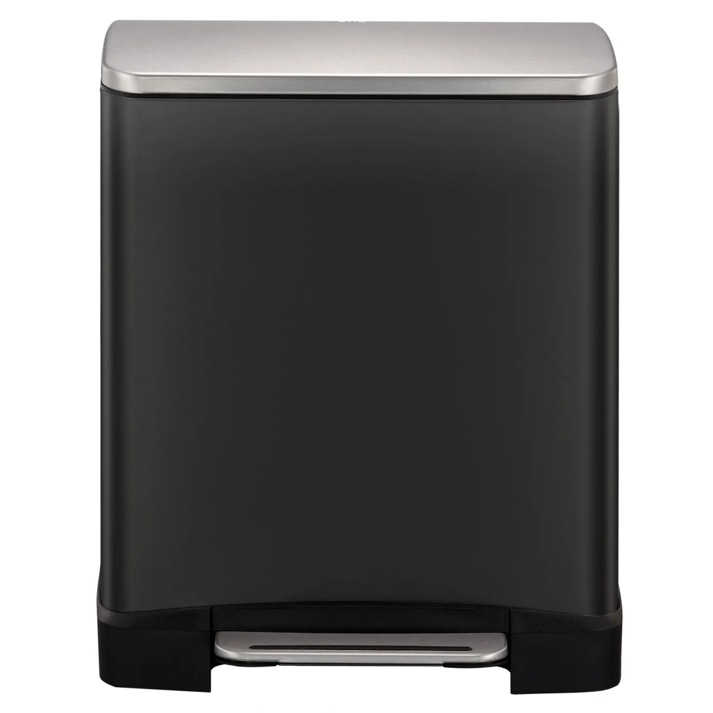 EKO E-Cube Recycling Tretmülltrenner Edelstahl 1x10 und 1x9 Liter