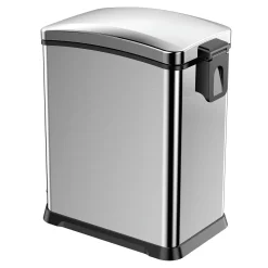 EKO New Rejoice Tretmülleimer Edelstahl 15 Liter