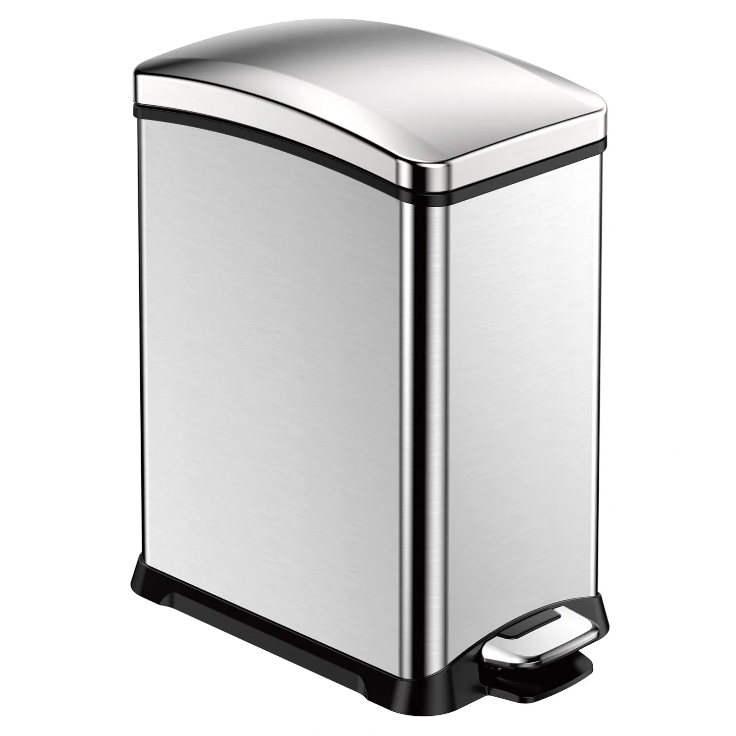 EKO New Rejoice Tretmülleimer Edelstahl 15 Liter