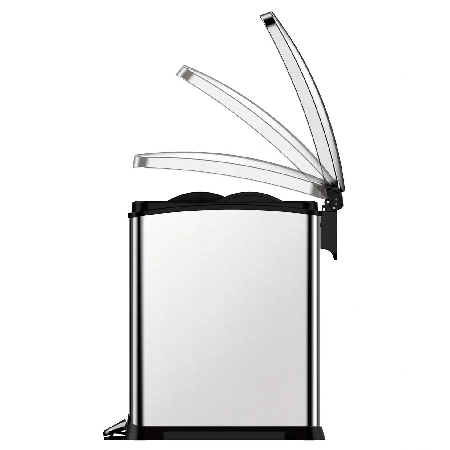 EKO New Rejoice Tretmülleimer Edelstahl 15 Liter